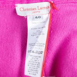 Christian Lacroix Pink Corduroy Trousers S/M