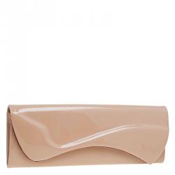 Christian Louboutin Nude Patent Leather Pigalle Clutch