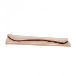 Christian Louboutin Nude Patent Leather Pigalle Clutch