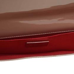 Christian Louboutin Nude Patent Leather Pigalle Clutch