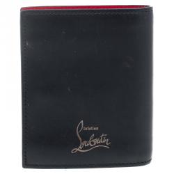 Christian Louboutin Black Spike Leather Paros Wallet