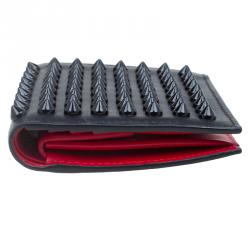 Christian Louboutin Black Spike Leather Paros Wallet
