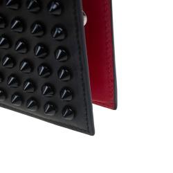 Christian Louboutin Black Spike Leather Paros Wallet