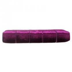 Christian Louboutin Purple Velvet Evening Bag