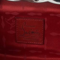 Christian Louboutin Purple Velvet Evening Bag