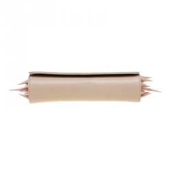 Christian Louboutin Beige Leather Marquise Spiked Clutch