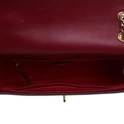 Christian Louboutin Red/Beige Leather Sweet Charity Shoulder Bag