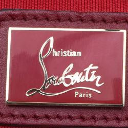 Christian Louboutin Red/Beige Leather Sweet Charity Shoulder Bag