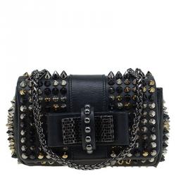 $1,395, Christian Louboutin Sweet Charity Small Spiked Crossbody