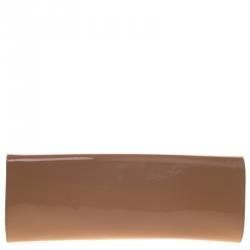Christian Louboutin Beige Patent Leather Pigalle Clutch