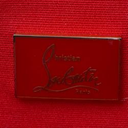 Christian Louboutin Beige Patent Leather Pigalle Clutch