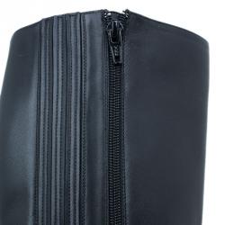 Pre Owned حذاء بوت كر يستيان لوبوتان فيفي بوتا جلد أسود للركبة مقاس 40.5