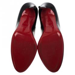 Pre Owned Christian Louboutin Black Patent Fifi Pumps Size 39