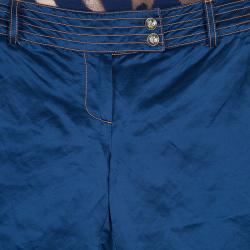 مملوكة مسبقًا شورت كلاس باي روبرتو كافالي ستان أزرق S