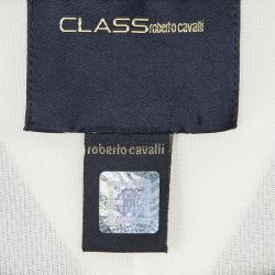 Pre Owned Class by Roberto Cavalli Multicolor Printed Short Sleeve Maxi Dress L