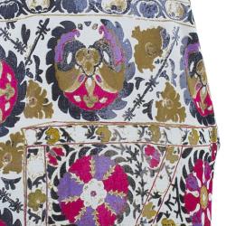 Pre Owned Class by Roberto Cavalli Pink Printed Turtleneck Dress S