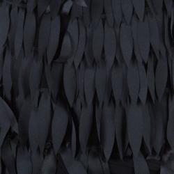 Pre Owned Class by Roberto Cavalli Black Feather Shift Dress M