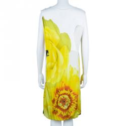 Class by Roberto Cavalli Floral Cowl Neck Dress M