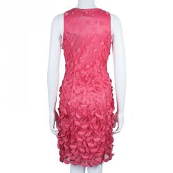 Pre Owned فستان واسع كلاس باي روبيرتو كافالي مزين بدوائر وردي M