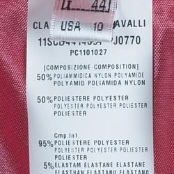 Pre Owned فستان واسع كلاس باي روبيرتو كافالي مزين بدوائر وردي M