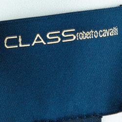 Pre Owned Class By Roberto Cavalli Printed Shift Dress S