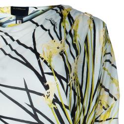 Pre Owned Class by Roberto Cavalli One Shoulder Printed Dress M