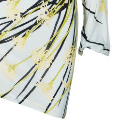 Pre Owned Class by Roberto Cavalli One Shoulder Printed Dress M