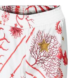 Pre Owned بنطلون كلاس باي روبرتو كافالي حرير مطبوع M