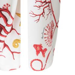 Pre Owned بنطلون كلاس باي روبرتو كافالي حرير مطبوع M