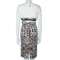 Pre Owned Class by Roberto Cavalli Printed Dress M