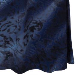 مملوكة مسبقًا فستان ماكسي كلاس باي روبرتو كافالي رصاصي طباعة الفهد مقاس M