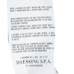 Pre Owned فستان ماكسي كلاس باي روبرتو كافالي طباعة موردة بحمالات رفيعة M