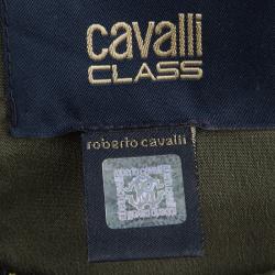 Cavalli Class by Roberto Cavalli Two Tone Layered Blouse M