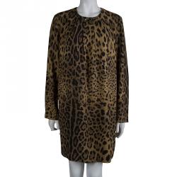 Class By Roberto Cavalli Leopard Print Dress L