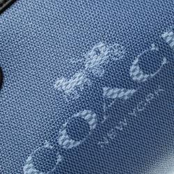 Coach Blue/Black Denim Effect Coated Canvas Mini Bennett Satchel

