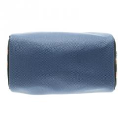 Coach Blue/Black Denim Effect Coated Canvas Mini Bennett Satchel
