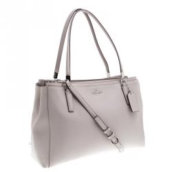 Coach Grey Leather Christie Tote