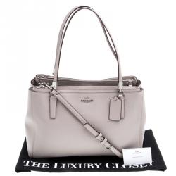 Coach Grey Leather Christie Tote