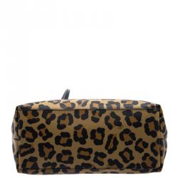 Coach Leopard Print Coated Canvas City Zip Tote
