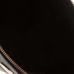 Pre Owned Coach Burgundy Leather Cora Dome Satchel