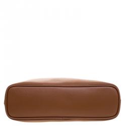 Coach Brown Leatehr Small Peyton Satchel