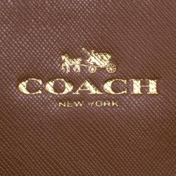 Coach Brown Leatehr Small Peyton Satchel