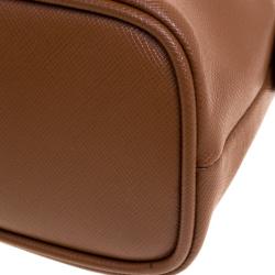 Coach Brown Leatehr Small Peyton Satchel