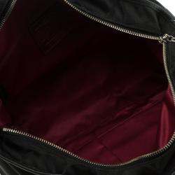Coach Black Signature Canvas Poppy Satchel