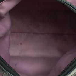 Pre Owned Coach Multicolor Satin Shoulder Bag