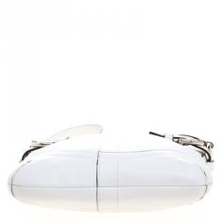 Coach White Leather Hobo