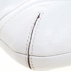 Coach White Leather Hobo