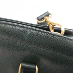 Pre Owned Coach Dark Green Leather Vintage Madison Sutton Satchel