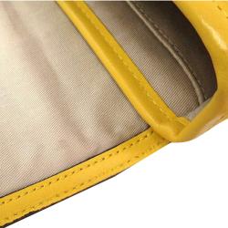 Pre Owned Coach Yellow Leather Legacy Penny Shoulder Bag