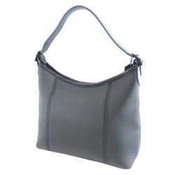 Pre Owned Coach Grey Neoprene/Leather Hobo